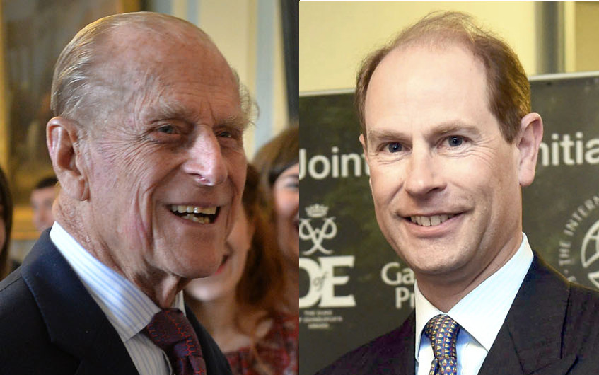 Prince Philip and Prince Edward